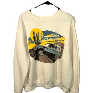 Ford bronco tan sweatshirt